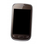 Lcd Frame Middle Chassis For Samsung Star Deluxe Duos S5292 Black By - Maxbhi Com