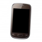 Lcd Frame Middle Chassis For Samsung Star Deluxe Duos S5292 Brown By - Maxbhi Com