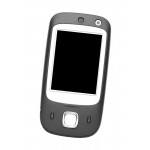 Lcd Frame Middle Chassis For Htc Touch Dual Black By - Maxbhi Com