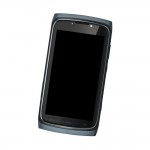 Lcd Frame Middle Chassis For Nokia 801t Black By - Maxbhi Com