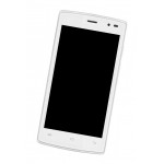 Lcd Frame Middle Chassis For Xolo Q600 Club White By - Maxbhi Com