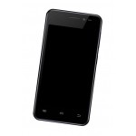 Lcd Frame Middle Chassis For Intex Aqua E4 Black By - Maxbhi Com