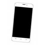 Lcd Frame Middle Chassis For Intex Aqua Q8 Champagne By - Maxbhi Com