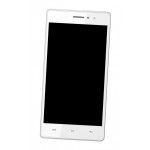 Lcd Frame Middle Chassis For Lava A88 White By - Maxbhi Com