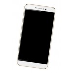 Lcd Frame Middle Chassis For Intex Aqua Prime 4g Champagne By - Maxbhi Com
