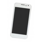 Lcd Frame Middle Chassis For Obi Python S452 White By - Maxbhi Com