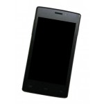 Lcd Frame Middle Chassis For Karbonn A105 Black By - Maxbhi Com