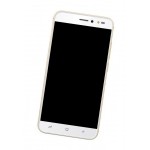 Lcd Frame Middle Chassis For Intex Uday White By - Maxbhi Com