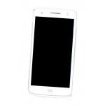 Lcd Frame Middle Chassis For Intex Aqua I6 White By - Maxbhi Com