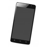 Lcd Frame Middle Chassis For Lemon P105 Black By - Maxbhi Com