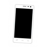 Lcd Frame Middle Chassis For Intex Aqua Style X White By - Maxbhi Com