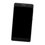 Lcd Frame Middle Chassis For Lenovo A708t Black By - Maxbhi Com