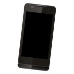 Lcd Frame Middle Chassis For Lava Iris 400q Black By - Maxbhi Com