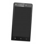 Lcd Frame Middle Chassis For Xolo Opus 3 Black By - Maxbhi Com