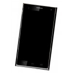 Lcd Frame Middle Chassis For Iball Andi5 Stallion Black By - Maxbhi Com
