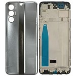 Back Panel Cover For Tecno Pova 3 Silver - Maxbhi Com