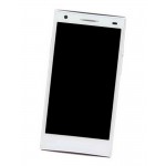 Lcd Frame Middle Chassis For Oppo U705t Ulike 2 Black By - Maxbhi Com