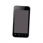Lcd Frame Middle Chassis For Lg Optimus P970 Schwarz Black By - Maxbhi Com