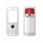 Full Body Housing For Celkon C19 White Red - Maxbhi Com