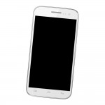 Lcd Frame Middle Chassis For Micromax A114 Canvas 2 2 White By - Maxbhi Com