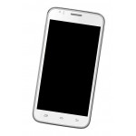 Lcd Frame Middle Chassis For Intex Aqua I4 Blue By - Maxbhi Com