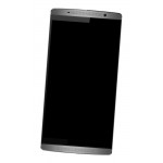 Lcd Frame Middle Chassis For Micromax Canvas Mega 2 Plus Black By - Maxbhi Com
