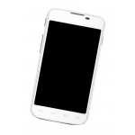 Lcd Frame Middle Chassis For Lg Optimus L5 Ii Dual E455 Black By - Maxbhi Com