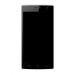 LCD with Touch Screen for Celkon Glory Q5 - Silver by Maxbhi.com