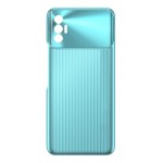 Back Panel Cover For Tecno Spark 8p Cyan - Maxbhi Com