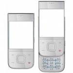 Full Body Housing For Nokia 5330 Xpressmusic Silver Blue - Maxbhi Com