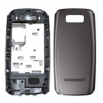 Full Body Housing For Nokia Asha 306 Grey - Maxbhi Com