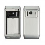 Housing For Nokia N8 Silver White - Maxbhi Com