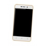 Lcd Frame Middle Chassis For Intex Aqua 4g Strong White By - Maxbhi Com