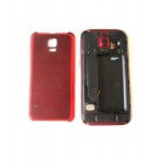 Full Body Housing For Samsung Galaxy S5 Active Red - Maxbhi Com