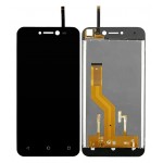 Lcd With Touch Screen For Wiko Y50 Black By - Maxbhi Com