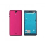 Full Body Housing For Sony Xperia V Pink - Maxbhi Com