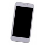 Lcd Frame Middle Chassis For Iball Andi 4 5 Ripple 1gb Ips White By - Maxbhi Com