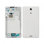 Full Body Housing For Sony Xperia Zr Hspa Plus White - Maxbhi Com