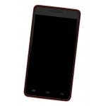 Lcd Frame Middle Chassis For Micromax Canvas Fun A76 Red By - Maxbhi Com