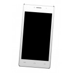 Lcd Frame Middle Chassis For Spice Mi449 3g White By - Maxbhi Com