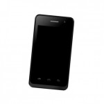 Lcd Frame Middle Chassis For Intex Aqua P3 Black By - Maxbhi Com