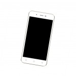 Lcd Frame Middle Chassis For Micromax Canvas Spark Black By - Maxbhi Com