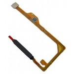 Fingerprint Sensor Flex Cable For Huawei Enjoy 20 Se Black By - Maxbhi Com