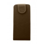 Flip Cover For Micromax X419 Brown By - Maxbhi Com