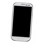 Lcd Frame Middle Chassis For Samsung I9303 Galaxy Sl White By - Maxbhi Com