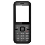 Full Body Housing For Intex Mega 8 Black Red - Maxbhi Com