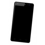 Lcd Frame Middle Chassis For Intex Cloud M5 Ii White By - Maxbhi Com