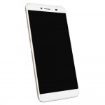 Lcd Frame Middle Chassis For Intex Aqua Genx Champagne By - Maxbhi Com