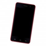 Lcd Frame Middle Chassis For Micromax Unite 2 8gb Red By - Maxbhi Com
