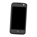 Lcd Frame Middle Chassis For Lava Iris Win1 Black By - Maxbhi Com